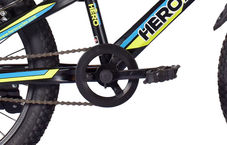 Hero sprint Voltage - Black yellow Drivetrain